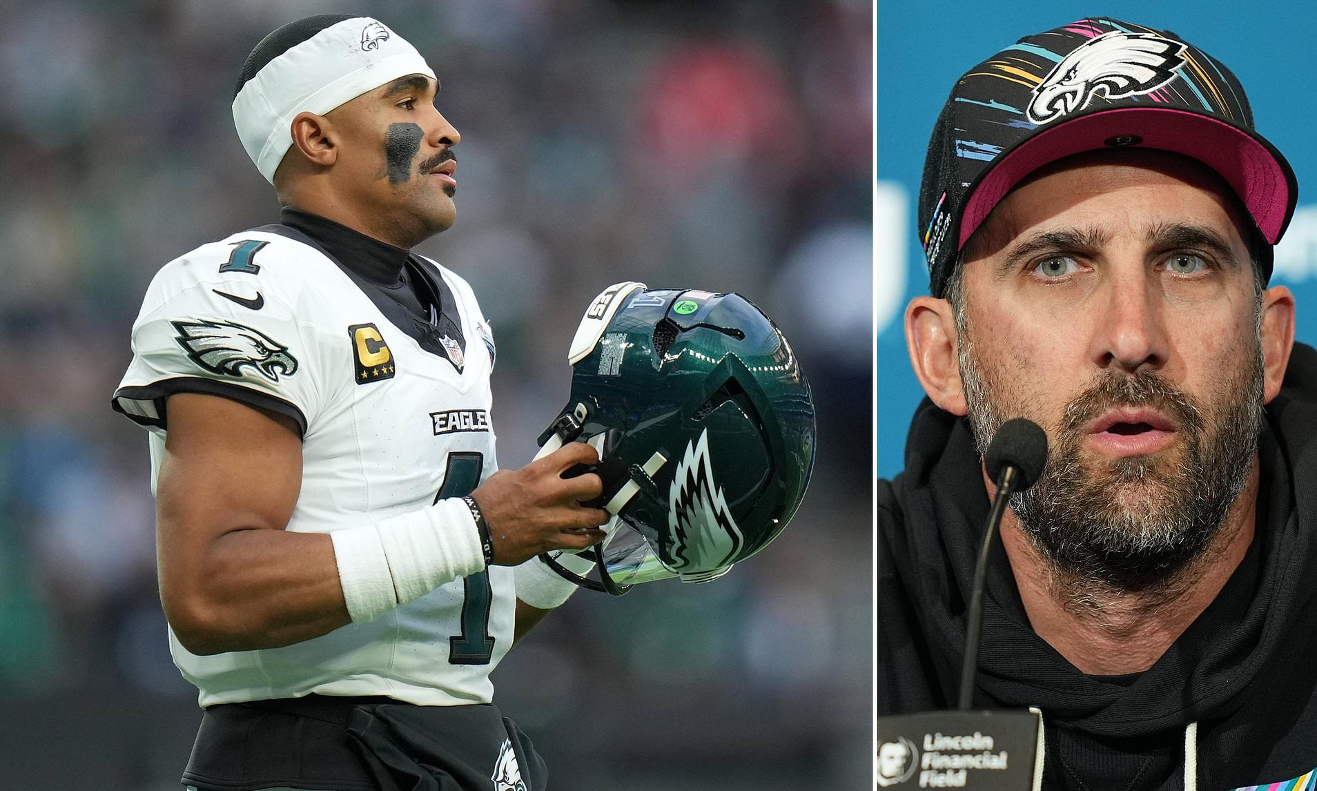 Eagles slammed for treatment of Jalen Hurts but coach defends doctors ...