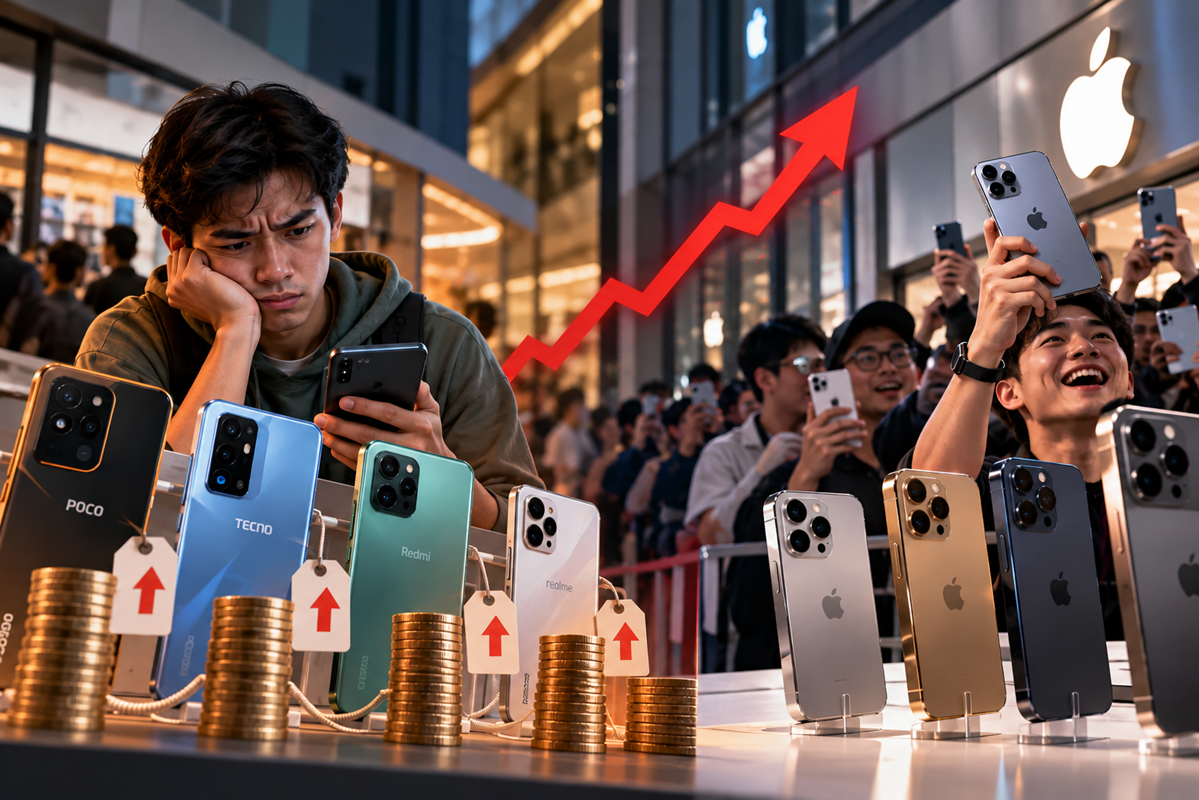 Ketika AI bikin HP murah makin mahal, iPhone terbaru tetap diburu
