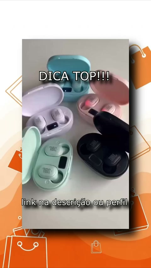 R$ 20??? À Prova D'água? Stero? Sem Fio? #LINK NA DESCRIÇÃO