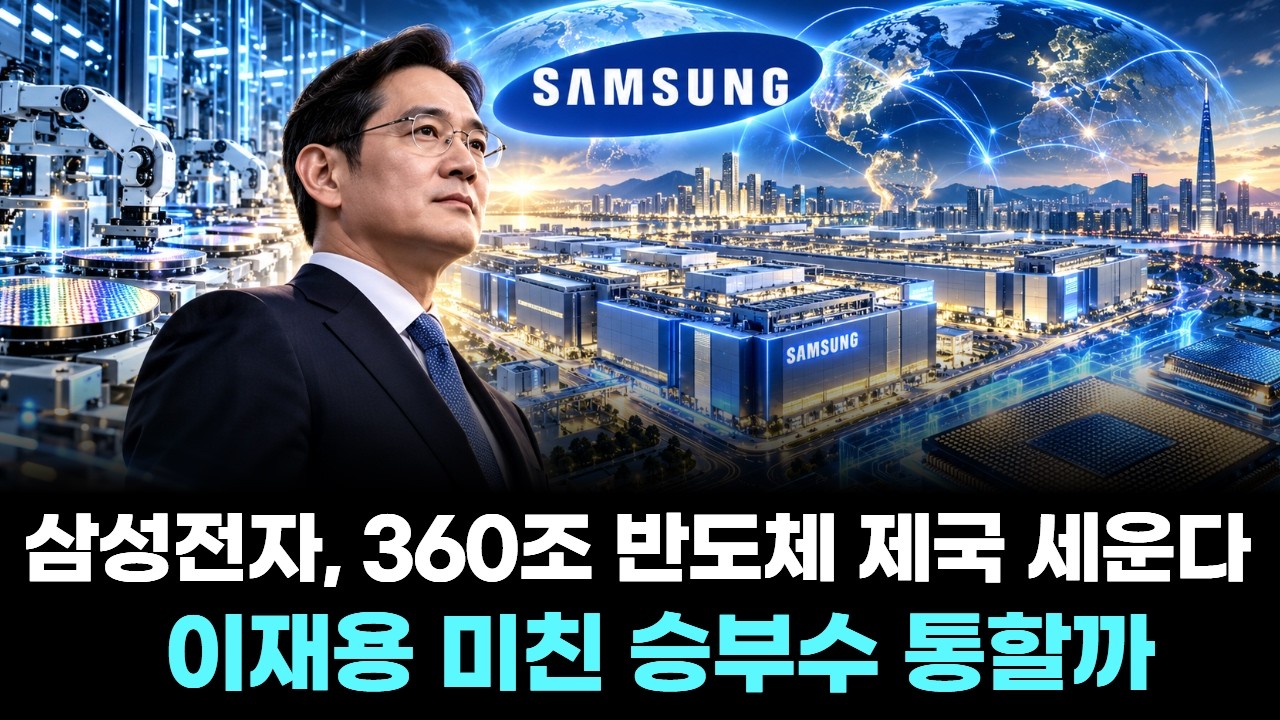 삼성전자, 360조 반도체 제국 세운다…이재용 미친 승부수 통할까
