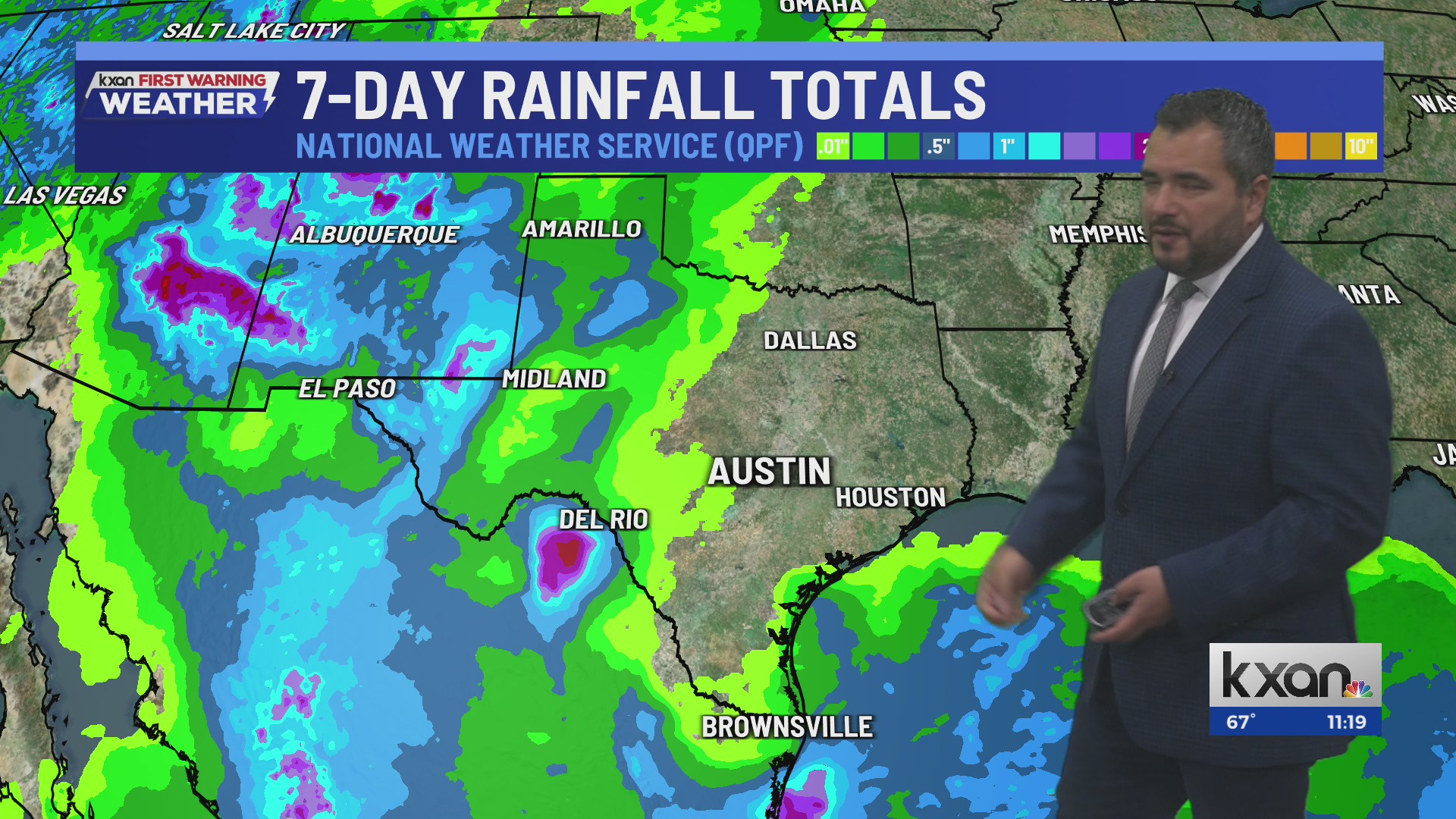 Temperatures slowly heading back up this week | KXAN weather update 10 ...