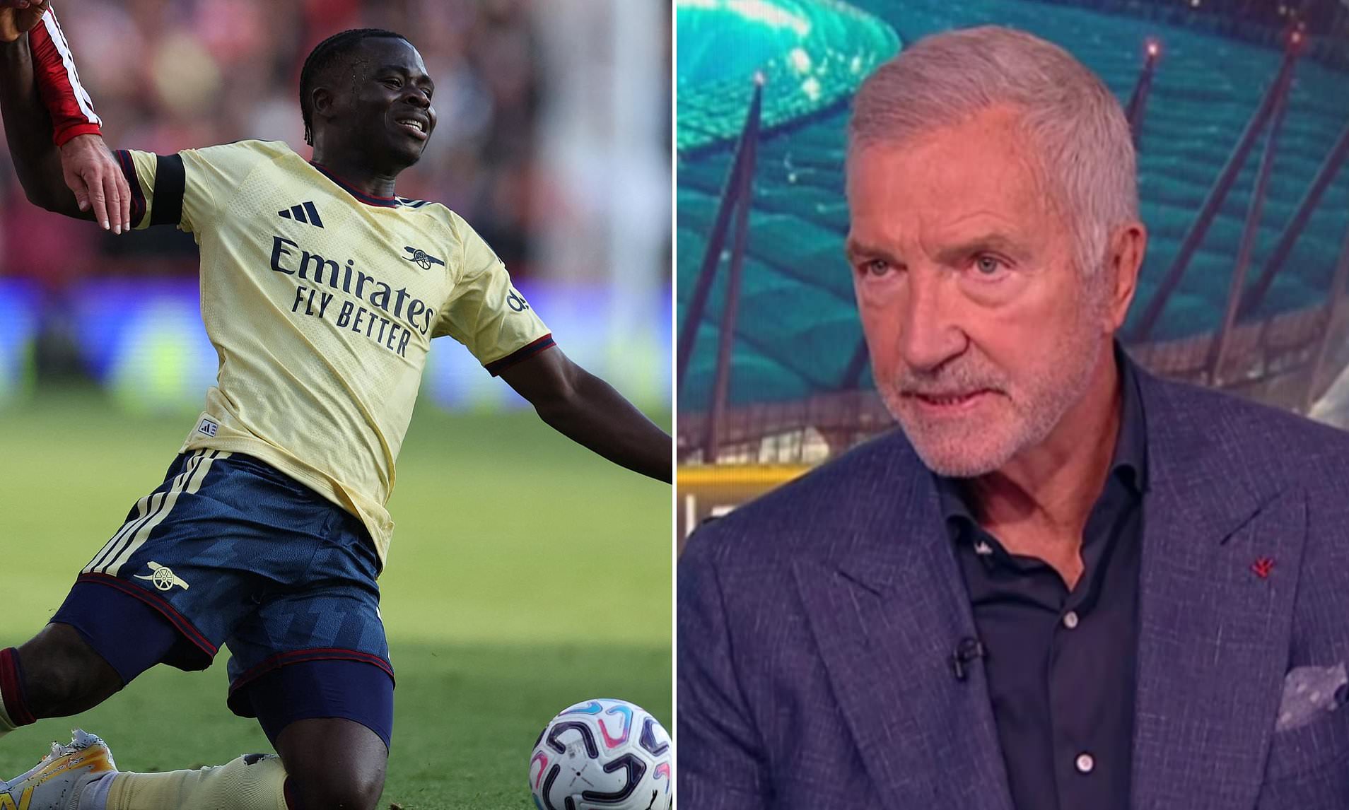 Souness labels Bukayo Saka a cheat: Liverpool legend claims Arsenal ...