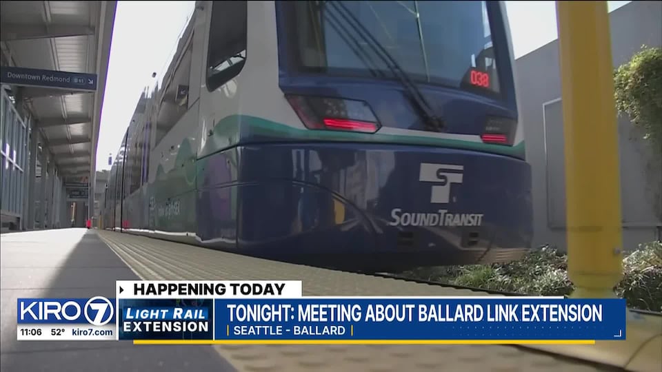 Sound Transit to provide update on delayed Ballard light rail project