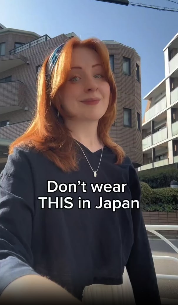 Don't wear this in Japan!