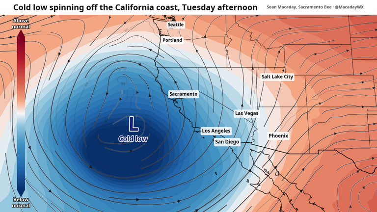 Rain coming this week as cool fall weather arrives in California. What ...