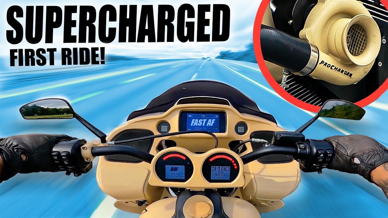 I rode a 135ci supercharged Road Glide