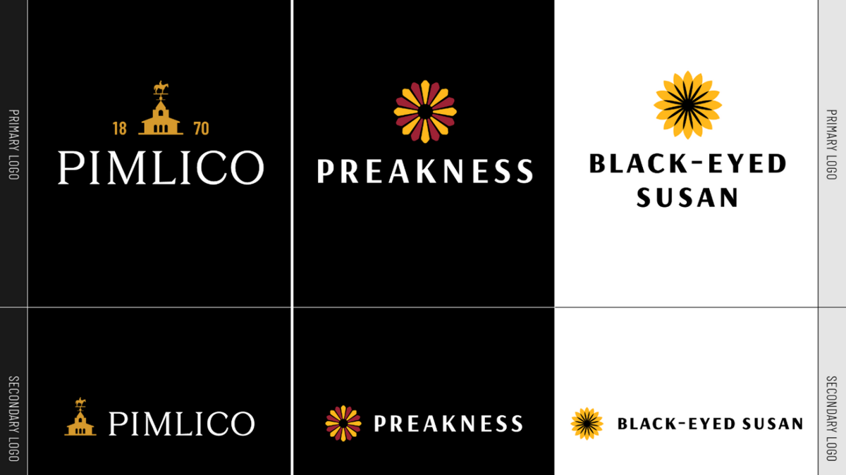 New logos unveiled for Pimlico Race Course, Preakness, Black-Eyed Susan ...