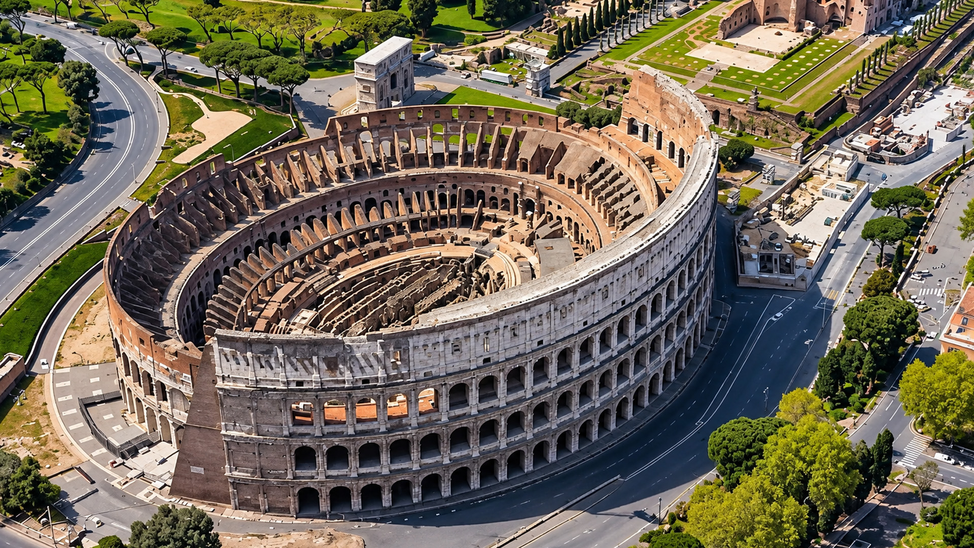 Rome’s Colosseum reveals the scale of an ancient entertainment giant