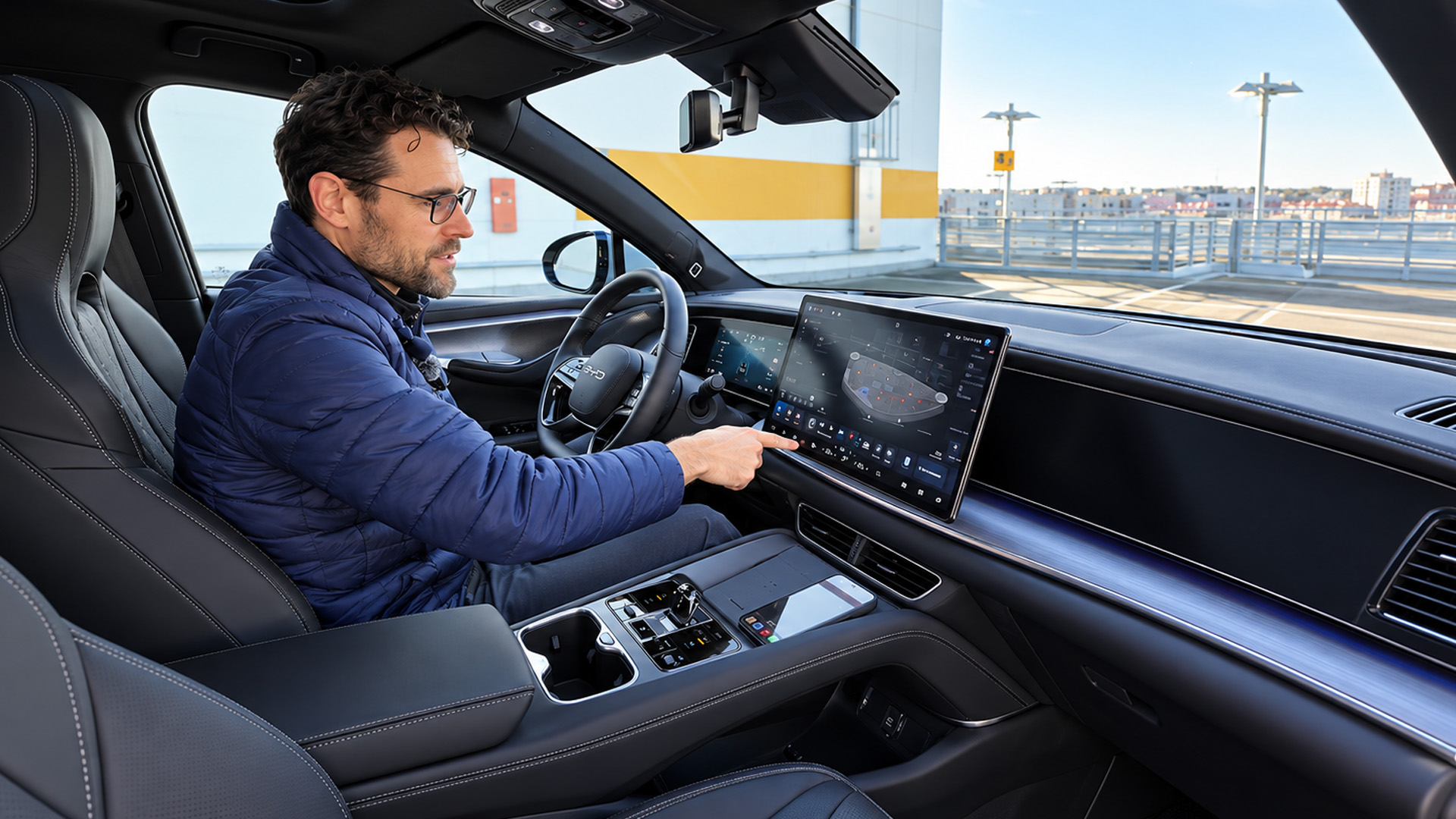 BYD Sealion 7 offers various electronic controls accessible from the ...