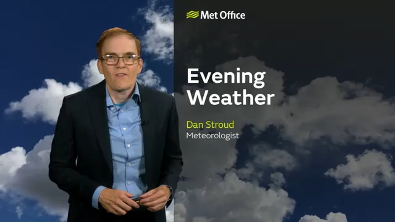 Met Office Sunday evening weather forecast 09/08/26