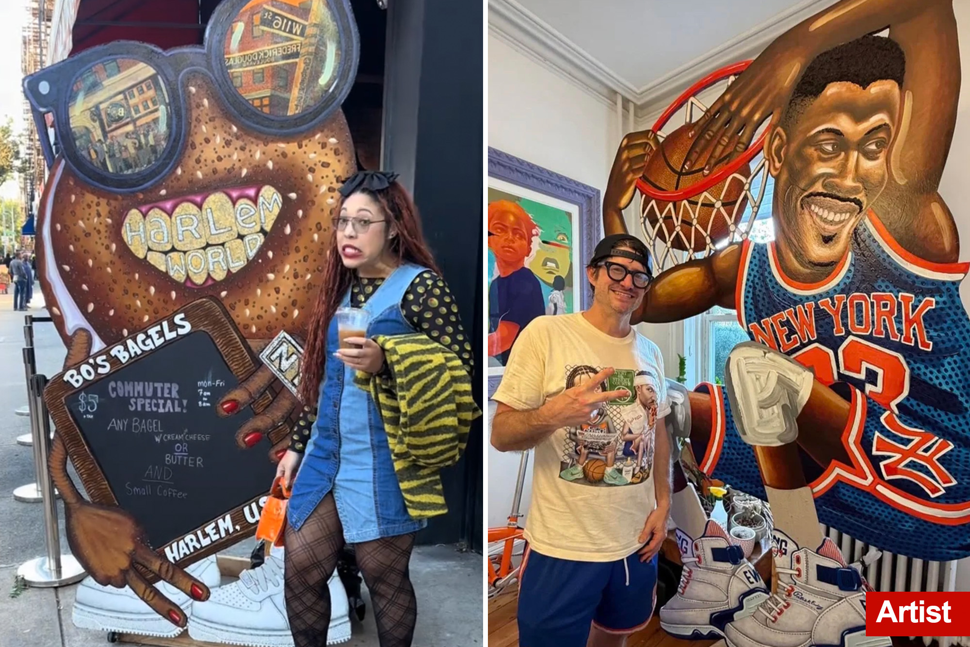NYC bagel shop forced to remove cartoon mascot after influencer calls ...