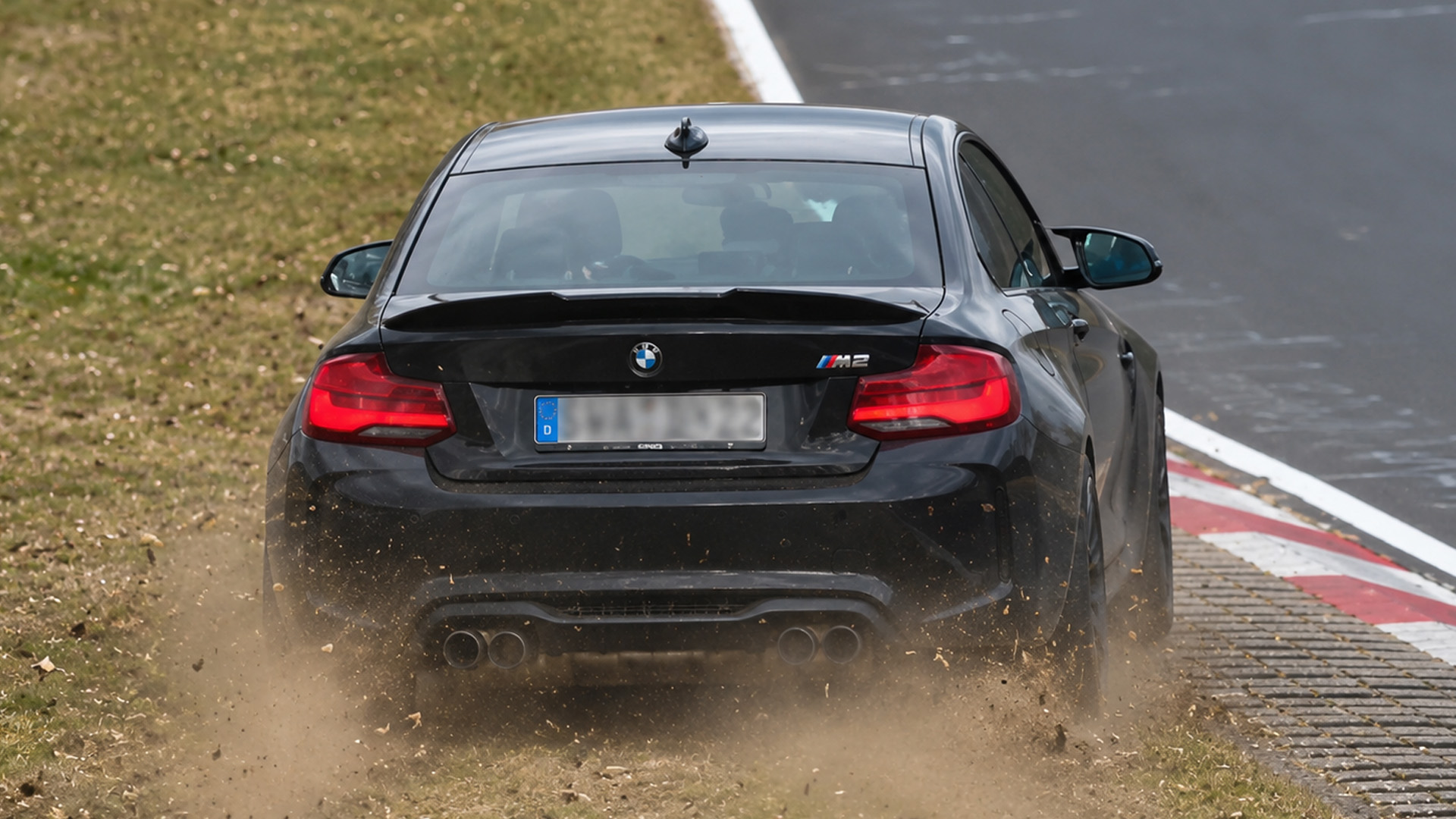 BMW runs wide during the first Nürburgring Touristenfahrten sessions