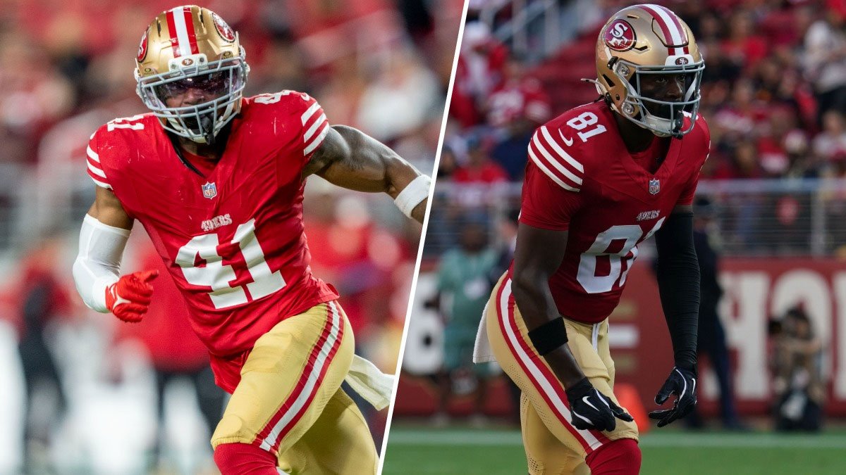 49ers elevate linebacker, wide receiver for Week 6 MNF game vs. Commanders