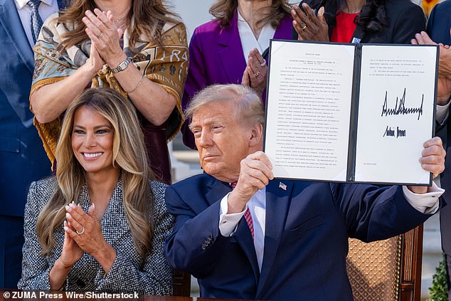 Trump signs Melania's executive order to boost women's health