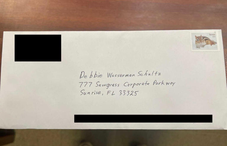 Suspicious envelope reported at Rep. Debbie Wasserman Schultz’s South ...