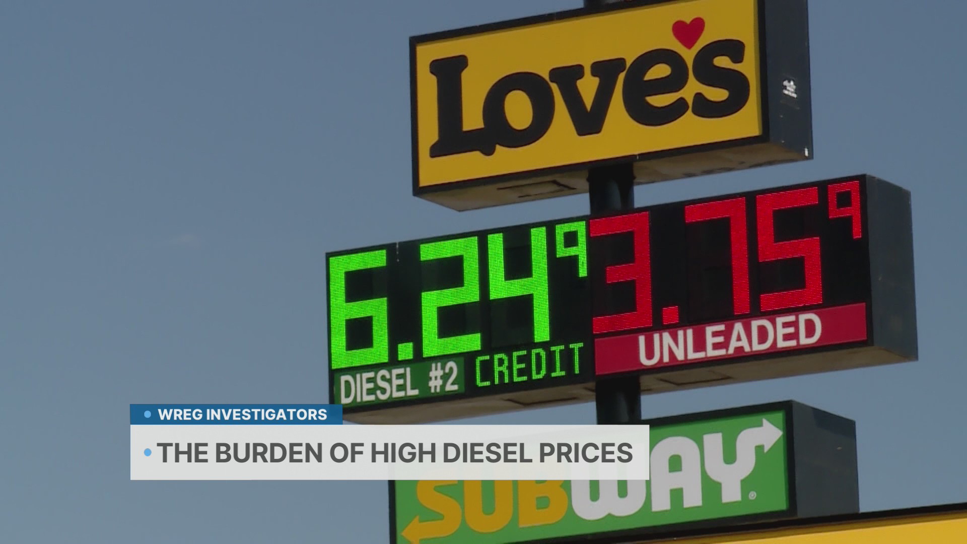 The burden of high diesel prices