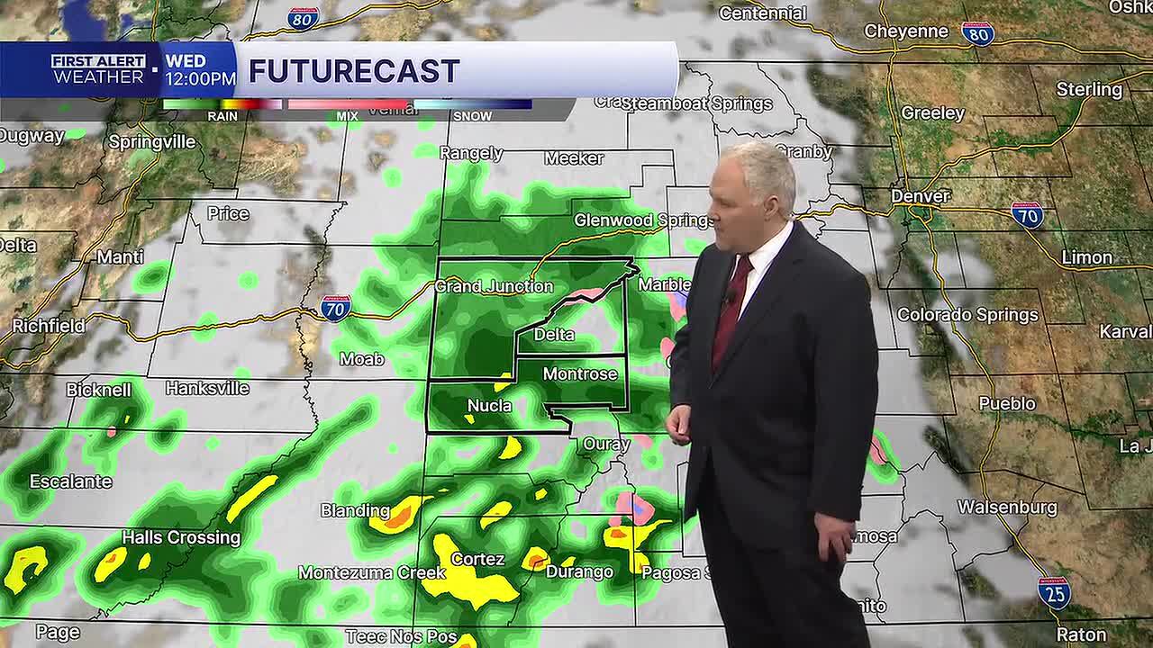 Rain will arrive Wednesday and fall through Thursday