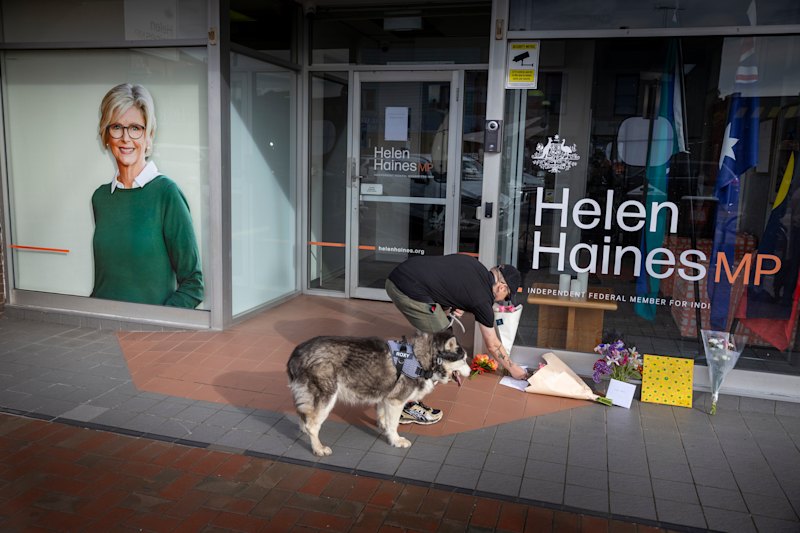 Humbled, not a hero: Dad who put himself in danger to save Helen Haines ...