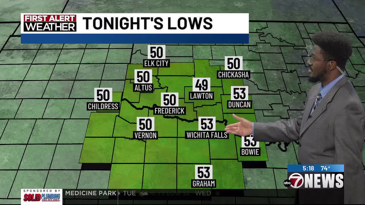 Seasonably chilly tonight with partly cloudy skies; the slow warm up ...