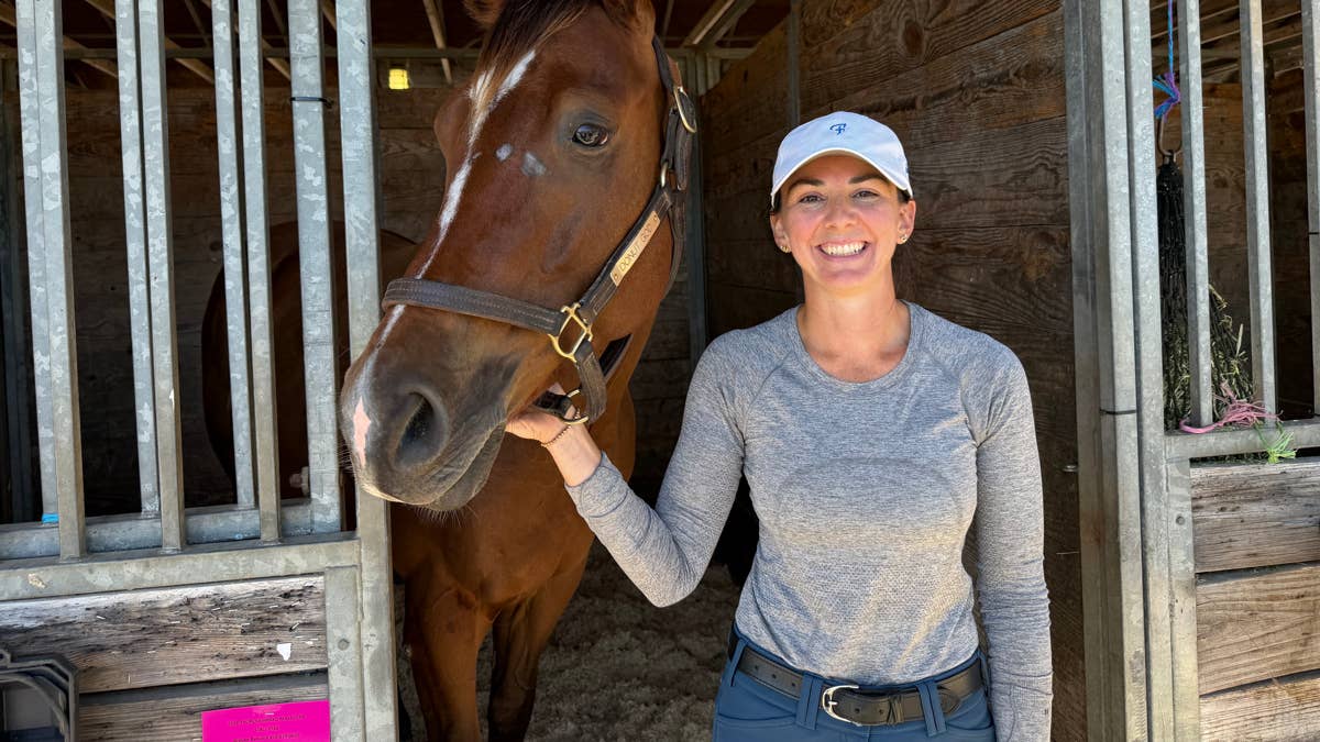 Quick delivery: Registered nurse brought retired racehorse to ...