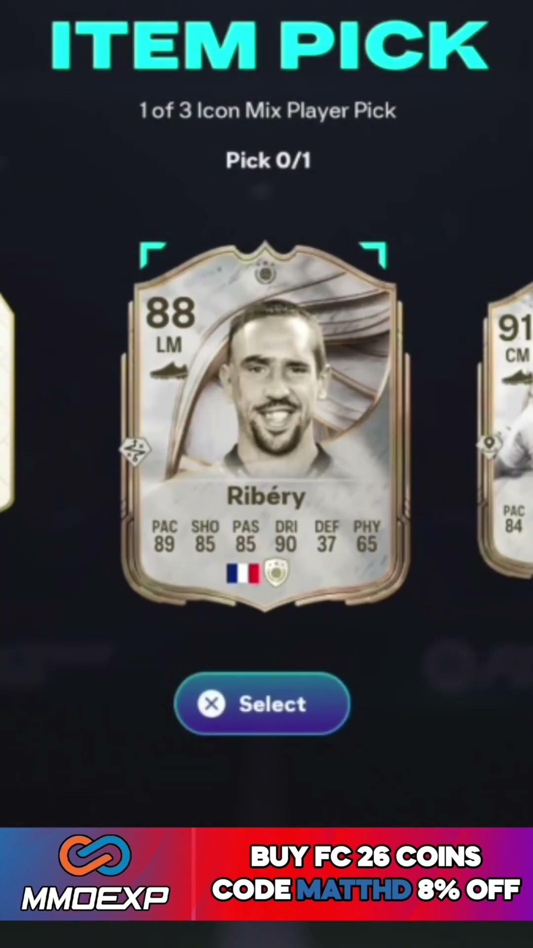 I opened 3 x 1 of 3 ICON mix player picks! #fc26 #shorts