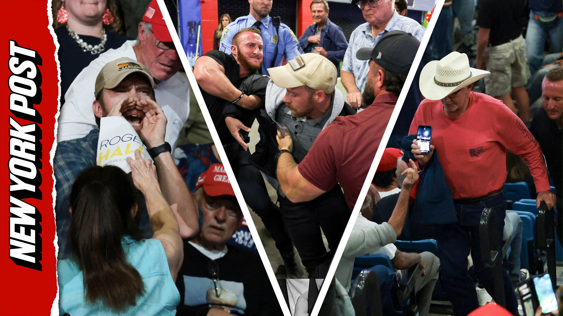Trump faces multiple protest interruptions during Kansas rally