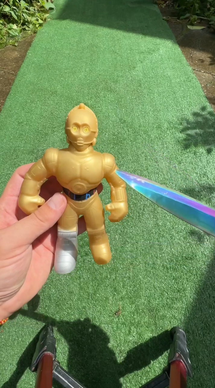 From slow expansion to sudden bursts in water filled toys