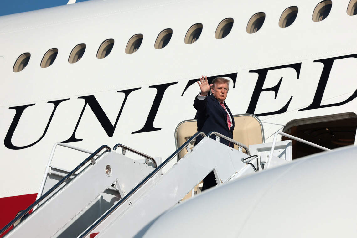 Former Kansas GOP leader gets birthday ride on Air Force One to Trump ...