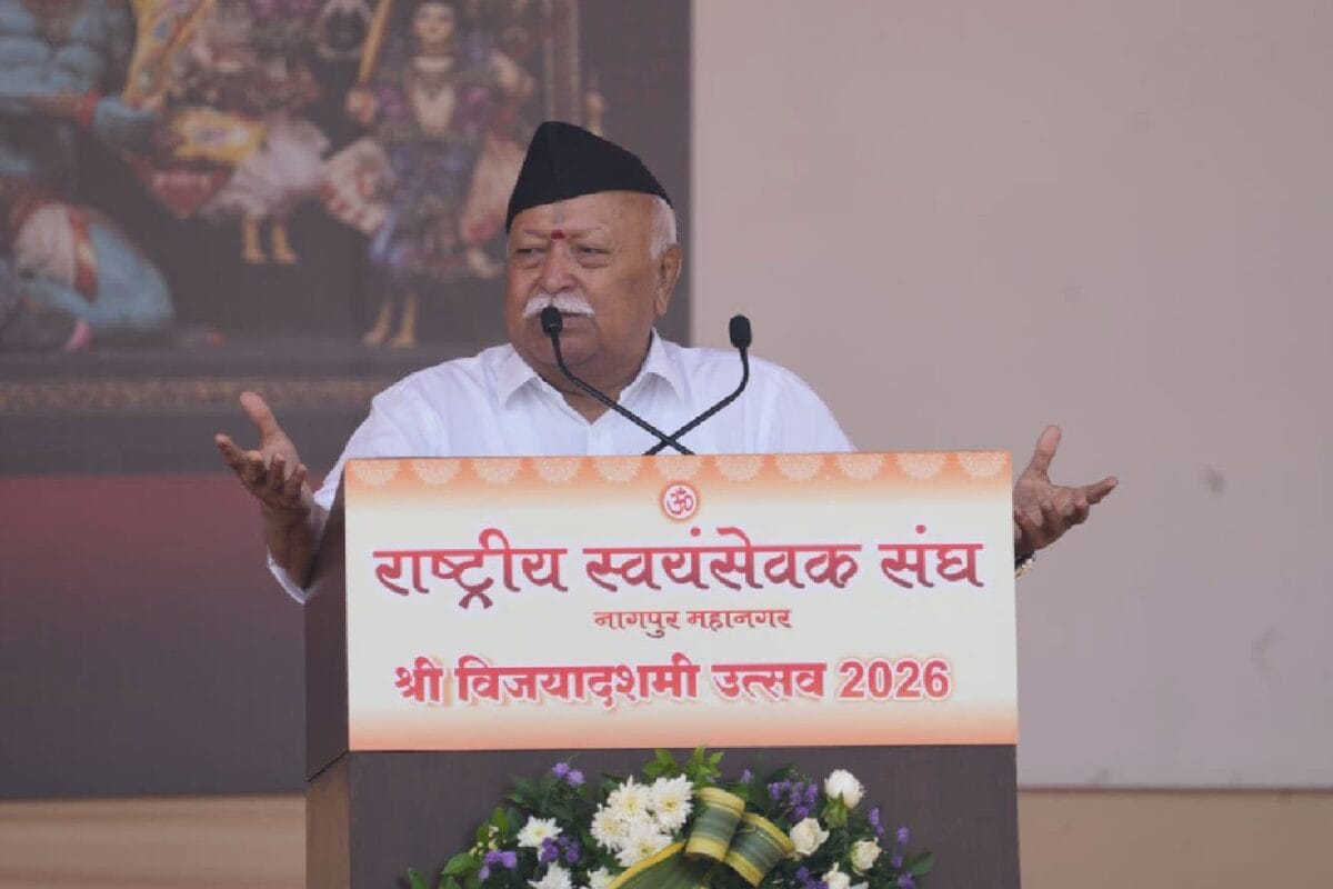 'This is Hindu nature': At Dussehra rally, Mohan Bhagwat hails Captain ...