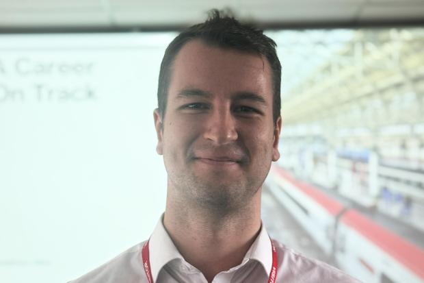 Former Priestley College student returns to inspire careers in rail