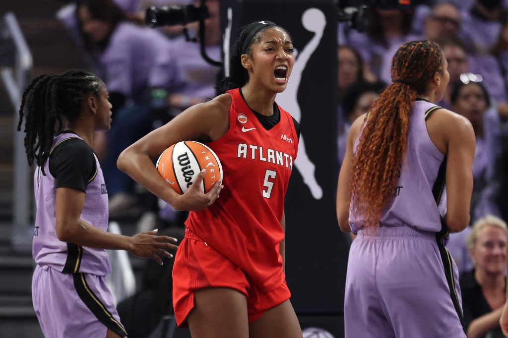 Angel Reese makes WNBA Finals history in Dream win over Valkyries