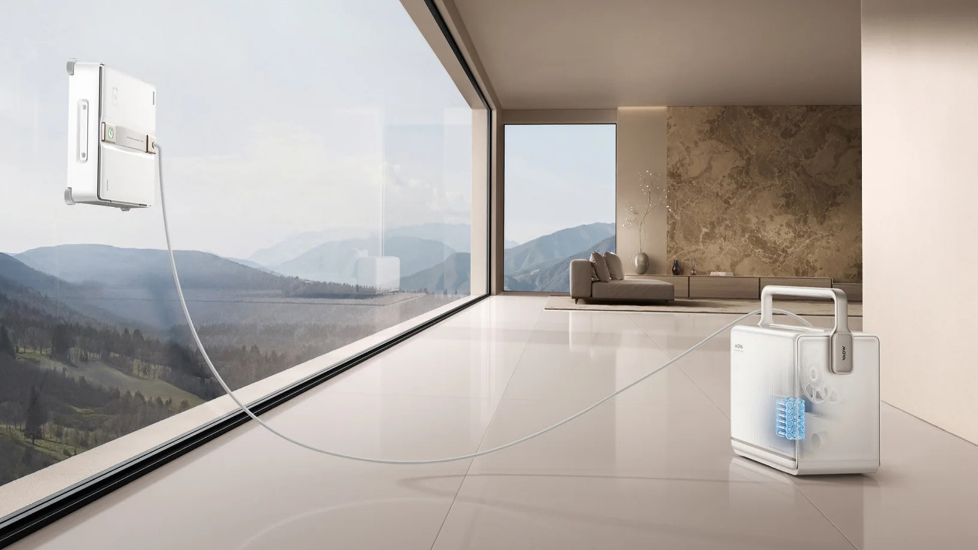 Erstmals mit Station: MOVA stellt neuen Fensterputzroboter vor
