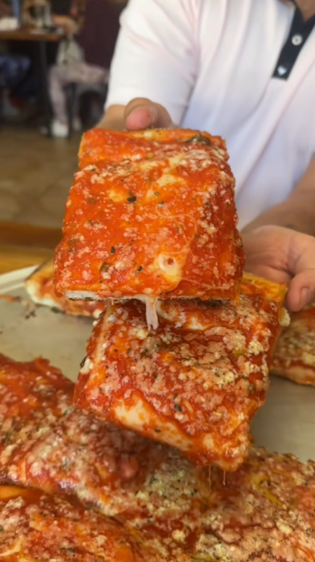 Discover Brooklyn’s delicious upside down Sicilian pizza