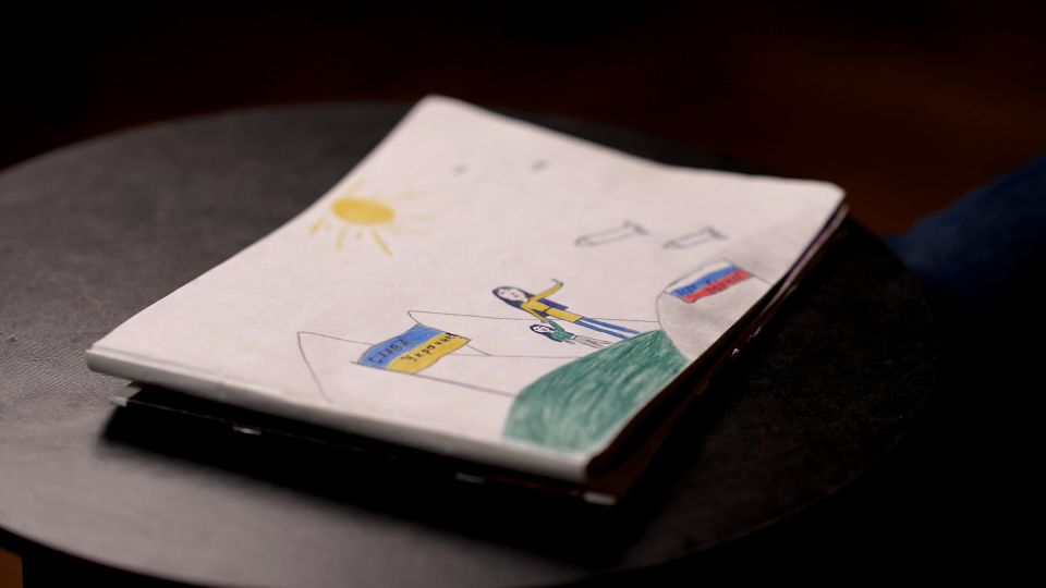 She made an anti-war drawing as a child in Russia. Four years on, she’s ...