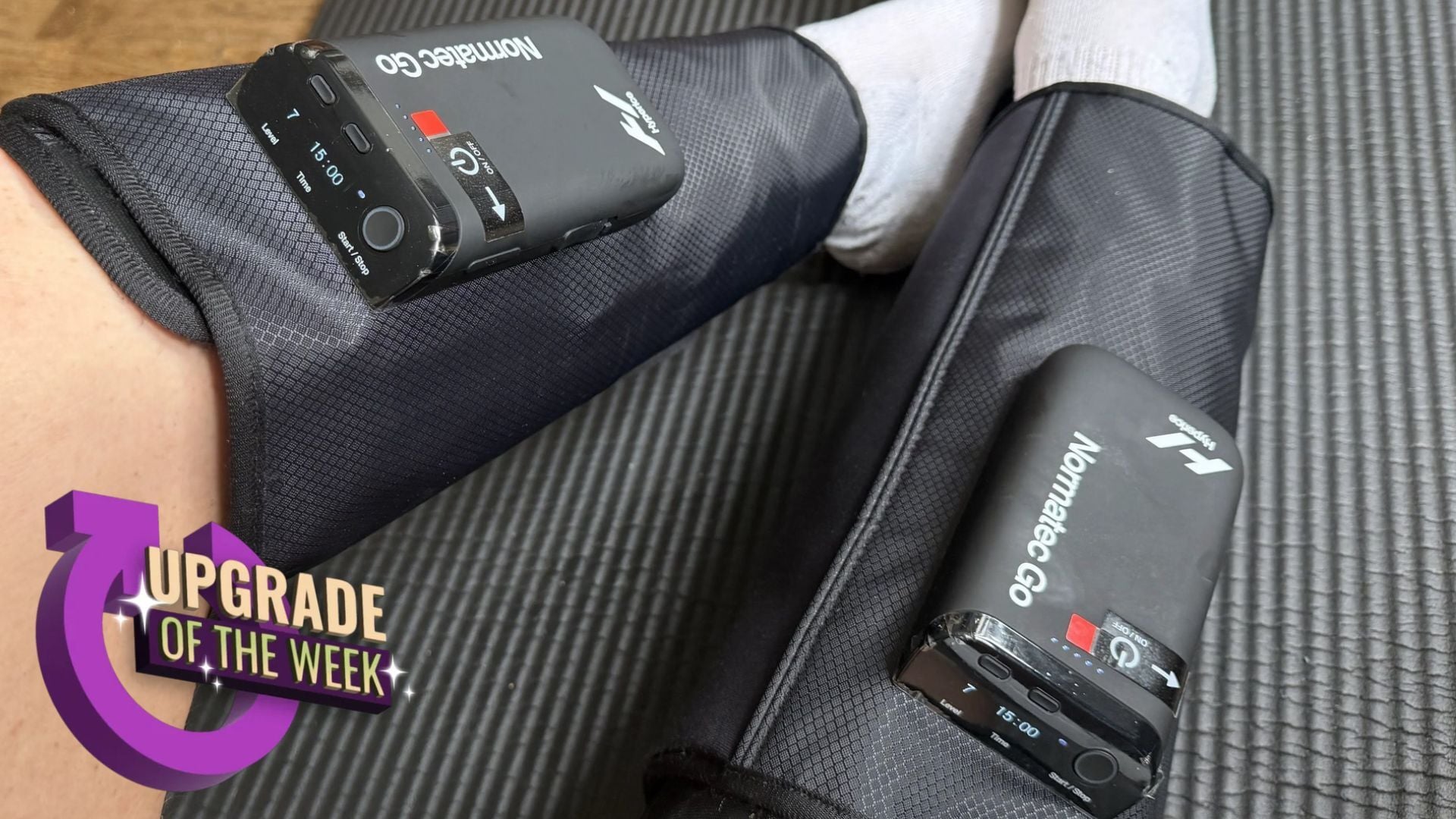 I tried the 'Normatec Go' compression boots, and my calves have never ...