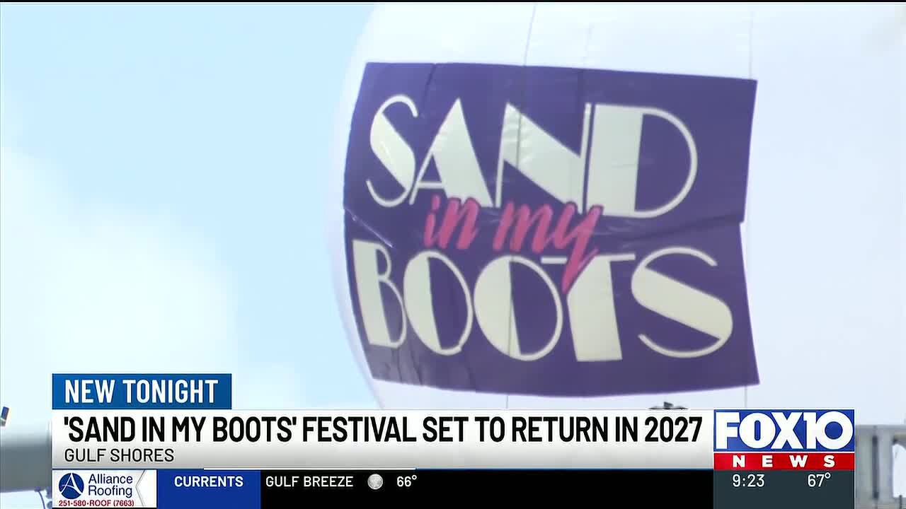Sand in My Boots festival returning to Gulf Shores next May; economic ...