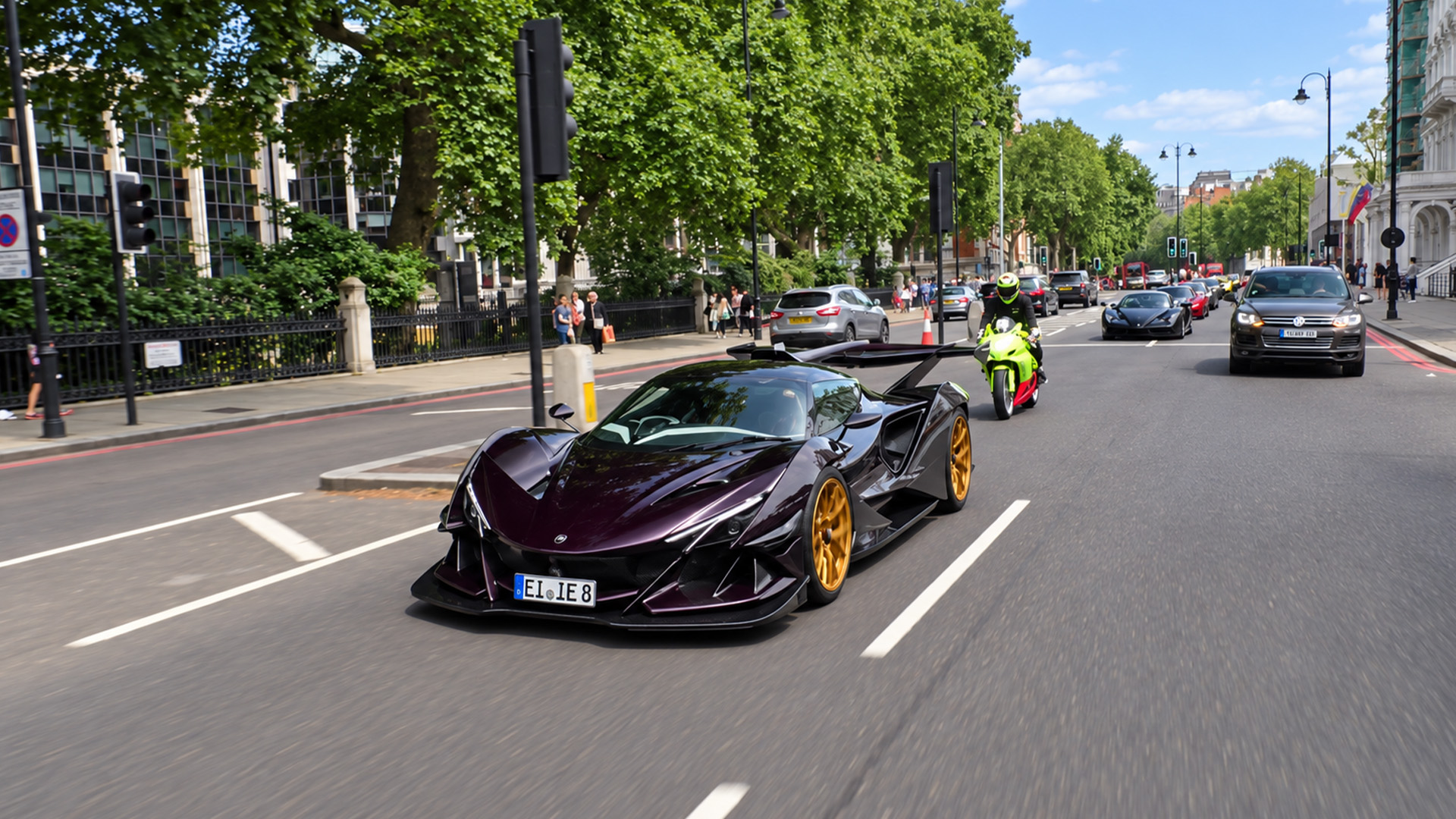 Everyday traffic gets unusual company with a $3M Apollo