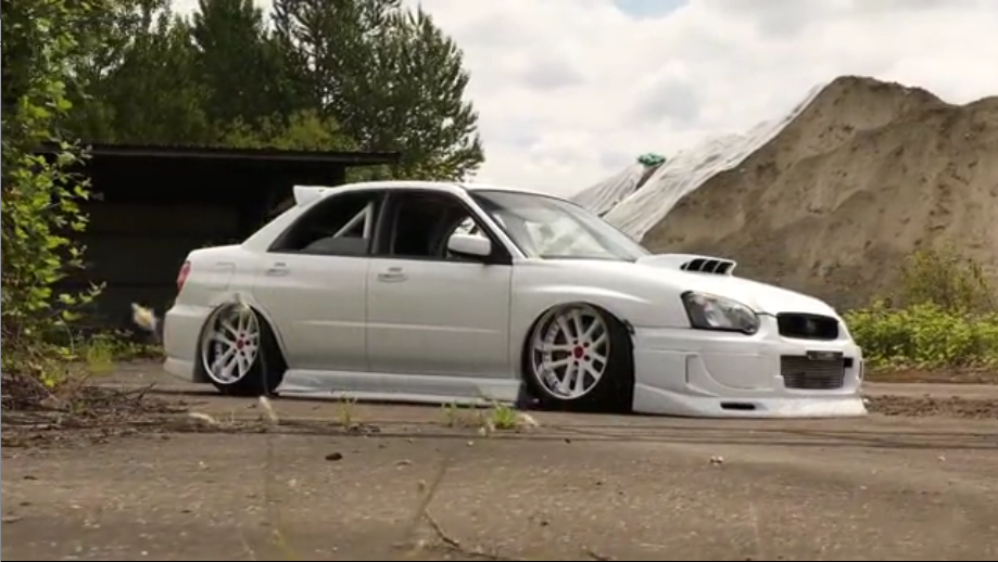 STI style meets bagged M4 GTS with bold street presence