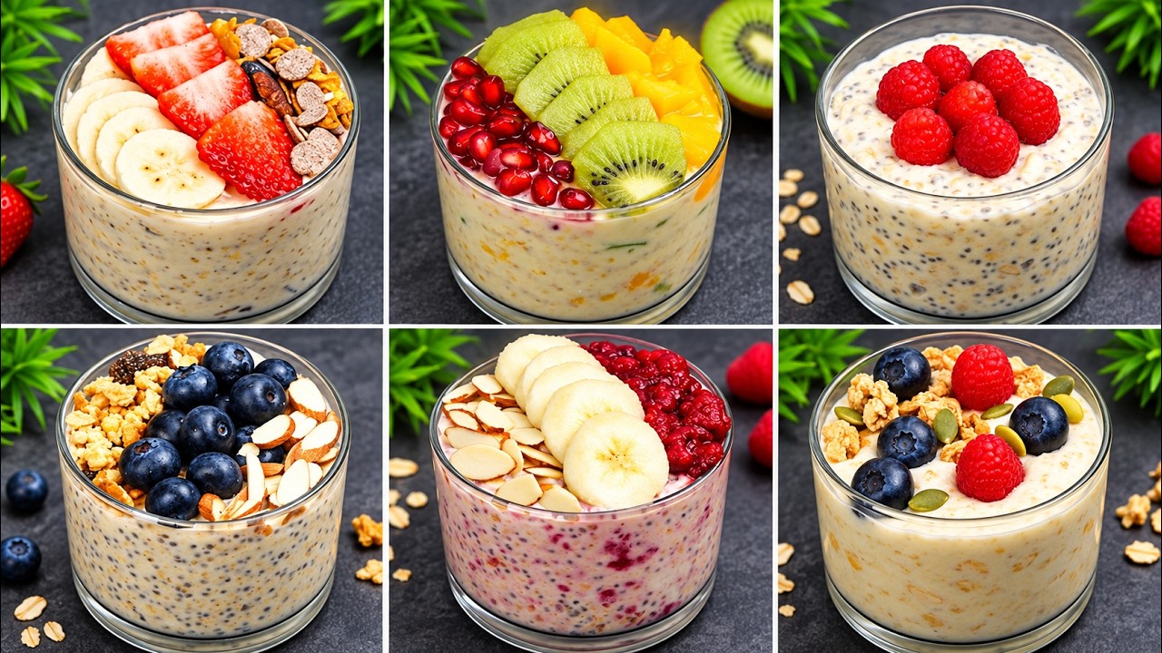 6 high protein overnight oats recipes for easy breakfasts