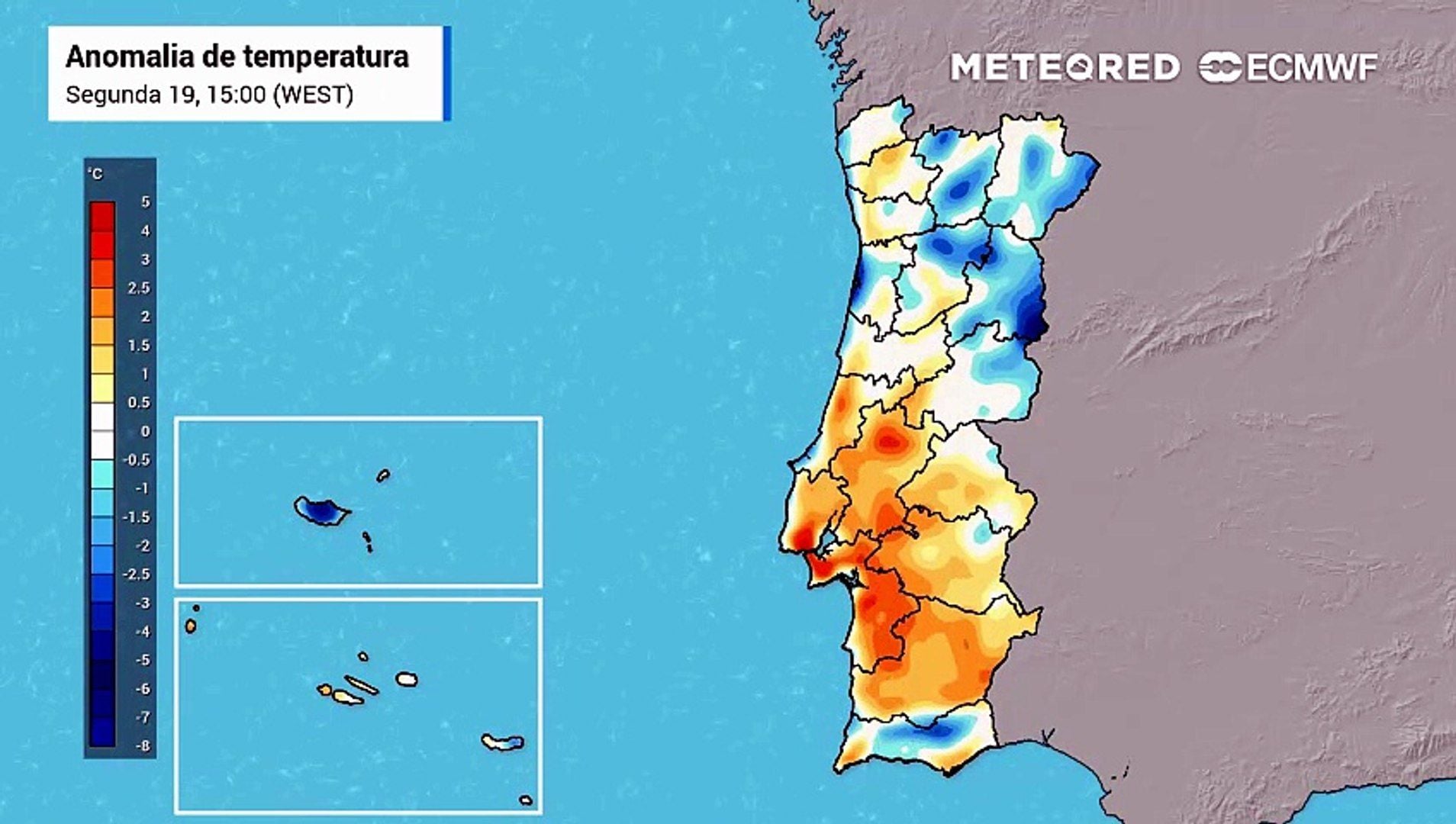 Portugal poderá registar temperaturas até 6 ºC abaixo da média: ECMWF ...