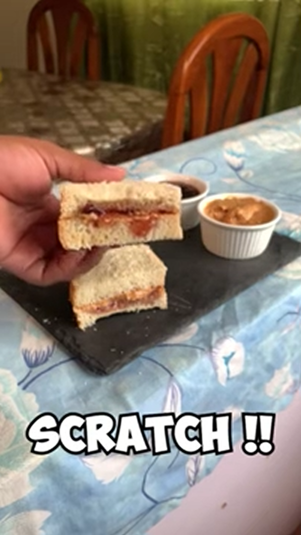Making every part of a PB and J from scratch is fascinating