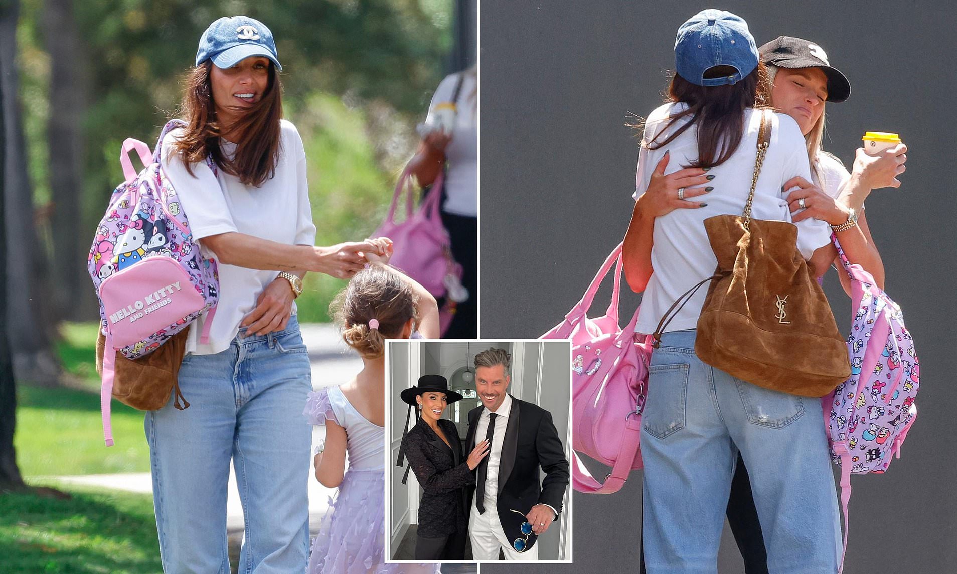 Snezana Wood is supported by a pal as she steps out without her wedding ...