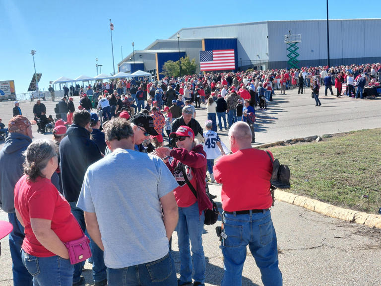 Trump rallies for Marshall in Park City, says he will defend Kansas values