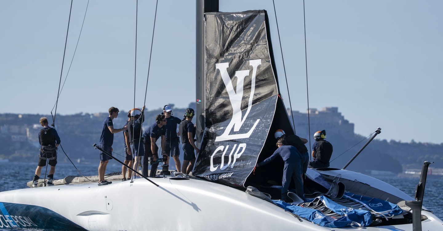America’s Cup, varata l’imbarcazione AC75 del team francese La Roche Posay