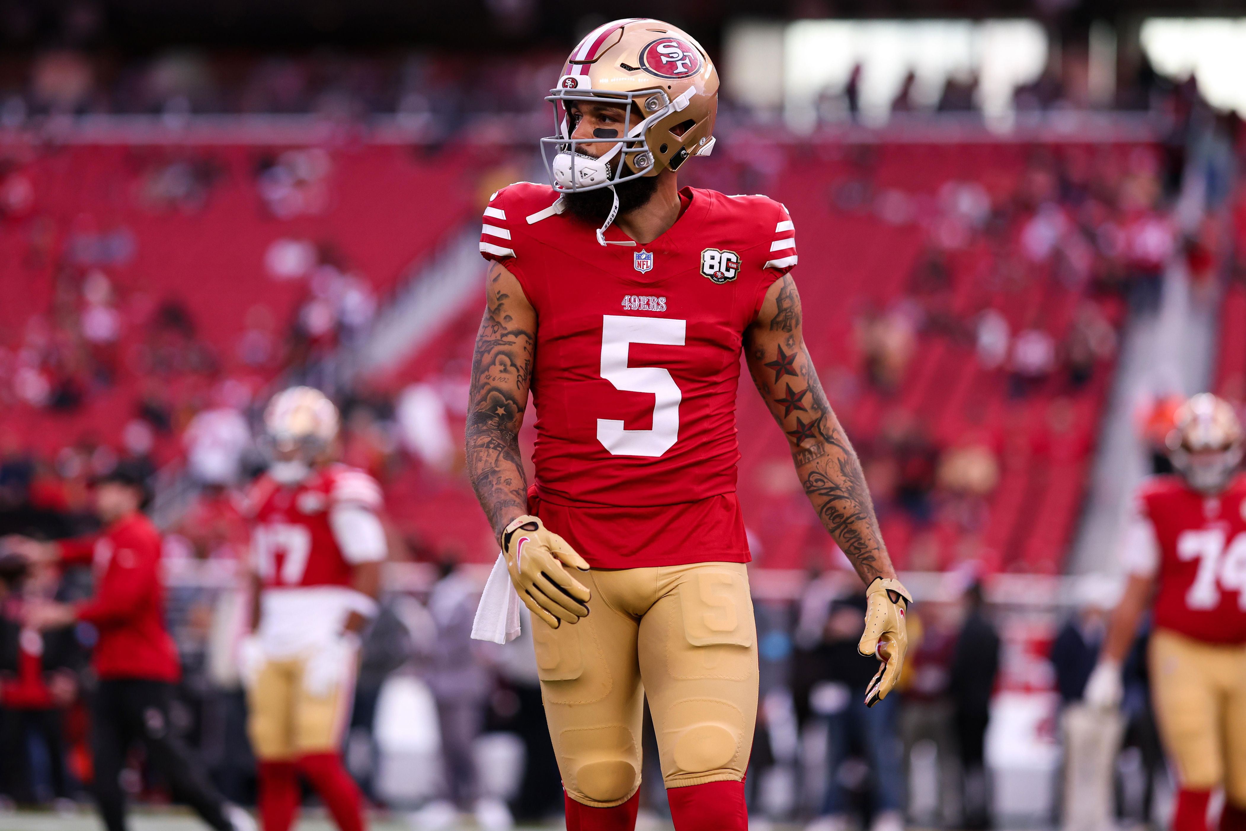 Mike Evans injury: 49ers WR questionable to return after hurting ...