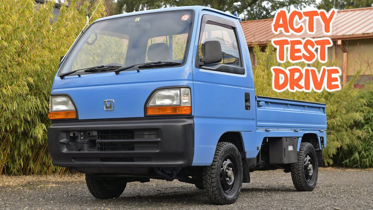 1994 Honda Acty and its distinctive Japanese kei truck design
