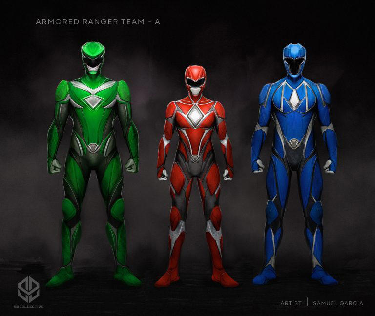 Artes de serie de Power Rangers de Netflix revelan incómodo cambio