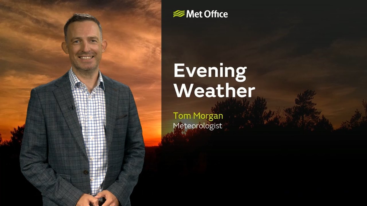 Met Office Sunday evening weather forecast 19/07/2026