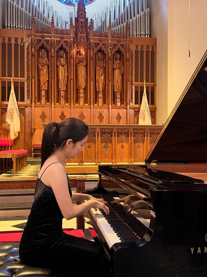 피아니스트 민채영, 보스턴 Marsh Chapel 독주회 성료