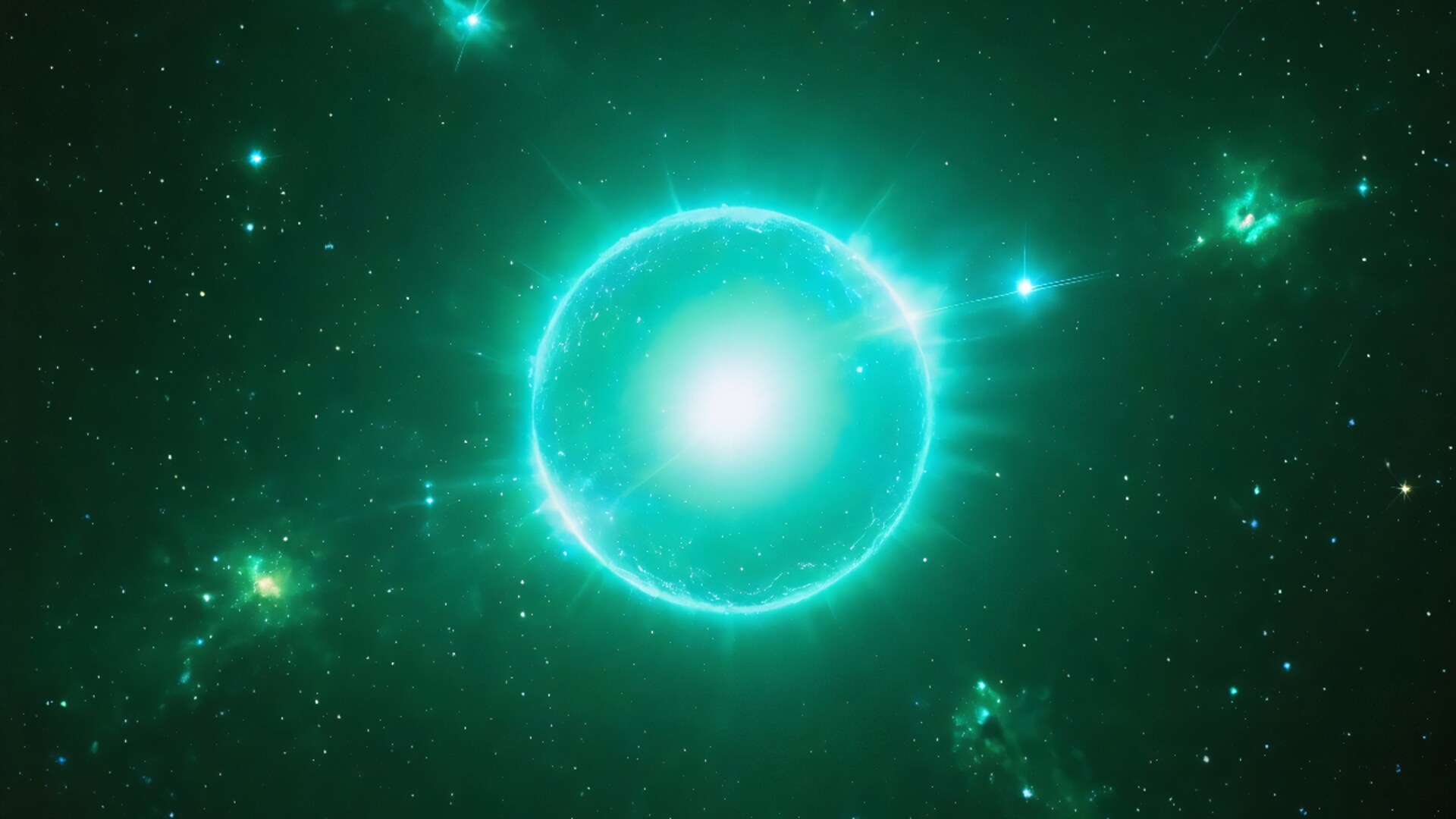 Es gibt einen grünen Stern im All: Astronomen machen überraschende ...